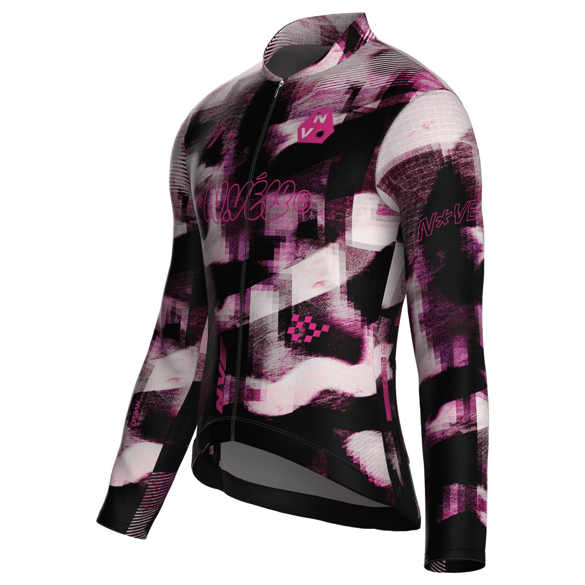Maglia da ciclismo Parallax Nightshade a maniche lunghe, vestibilità da gara