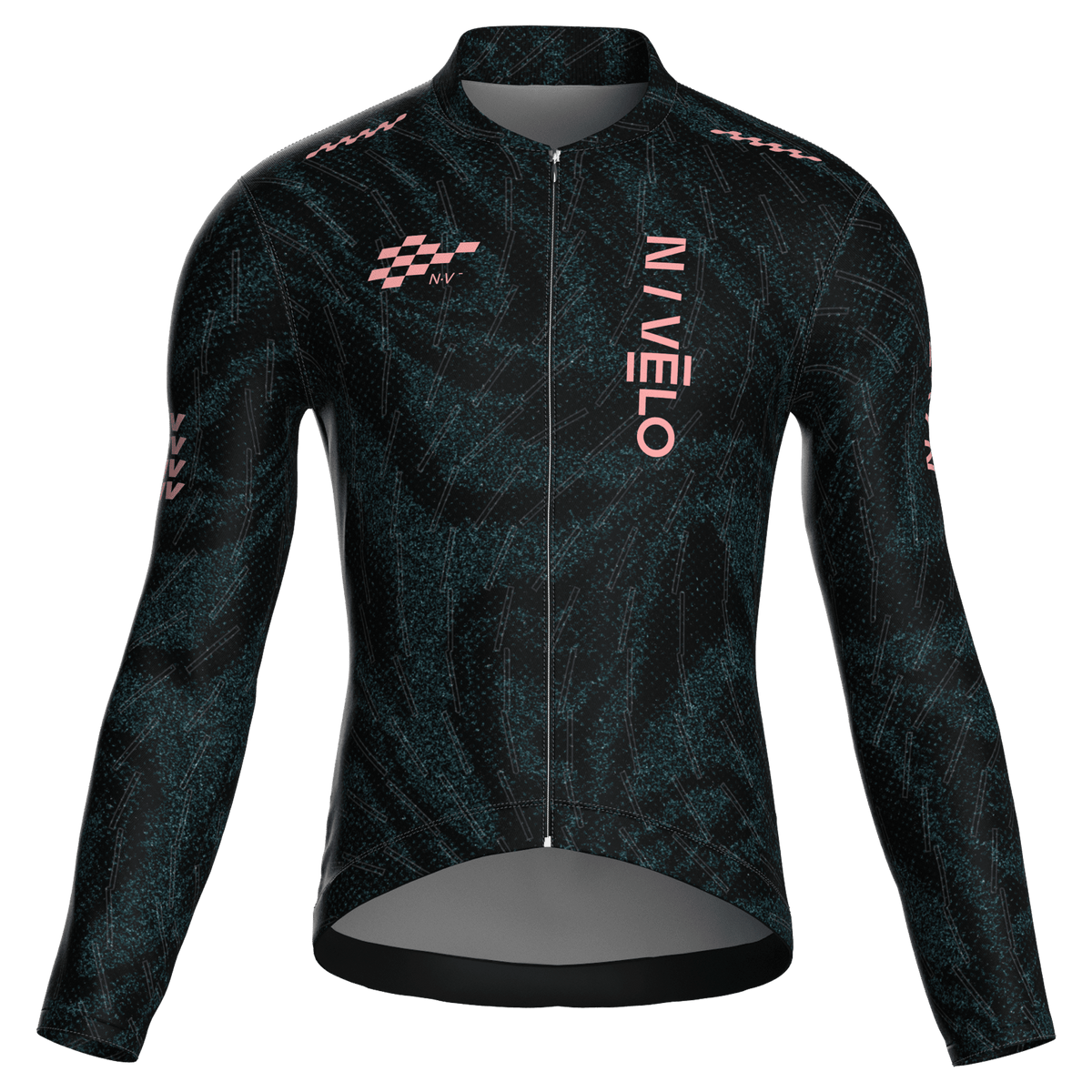 Maglia da ciclismo a maniche lunghe Sync Teal – Vestibilità da gara