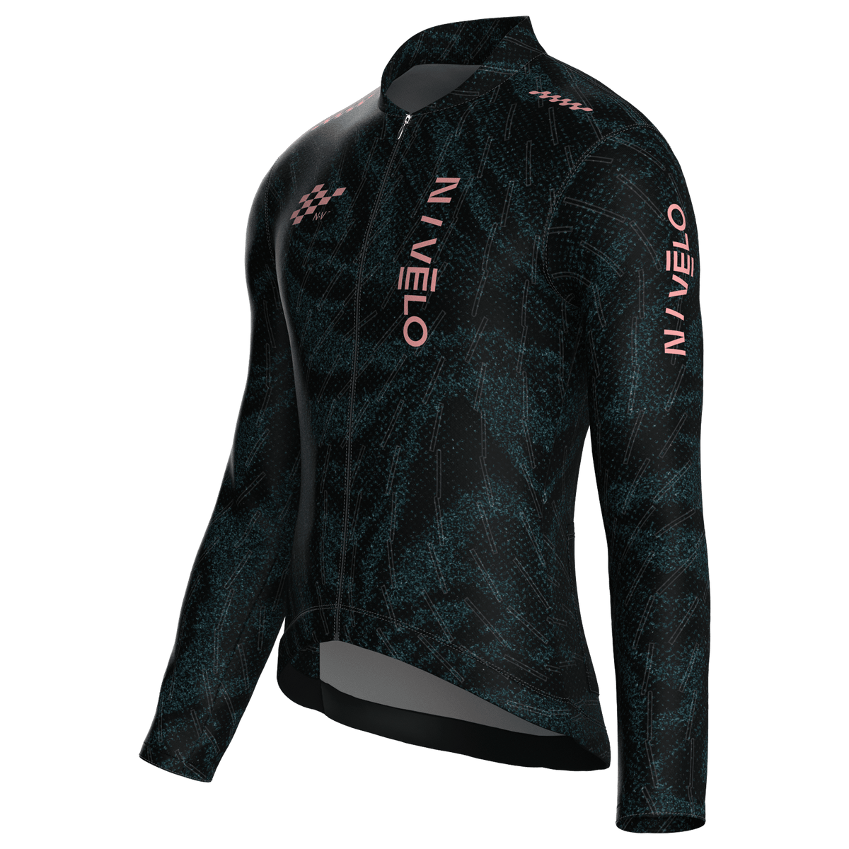 Maglia da ciclismo a maniche lunghe Sync Teal – Vestibilità da gara