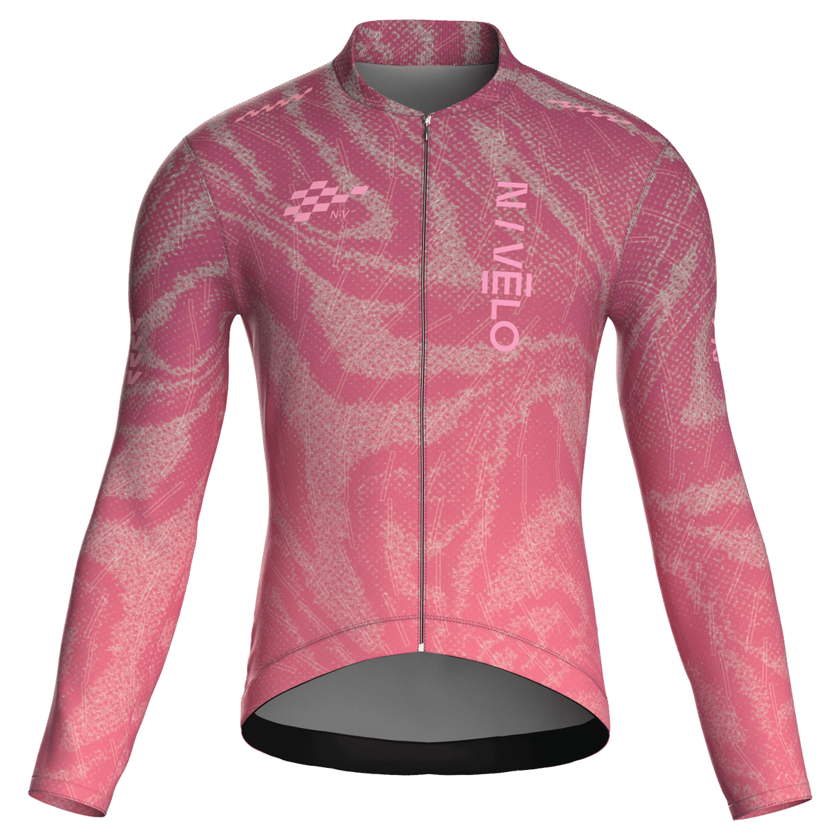 Maglia da ciclismo Sync Rose a maniche lunghe, vestibilità da gara