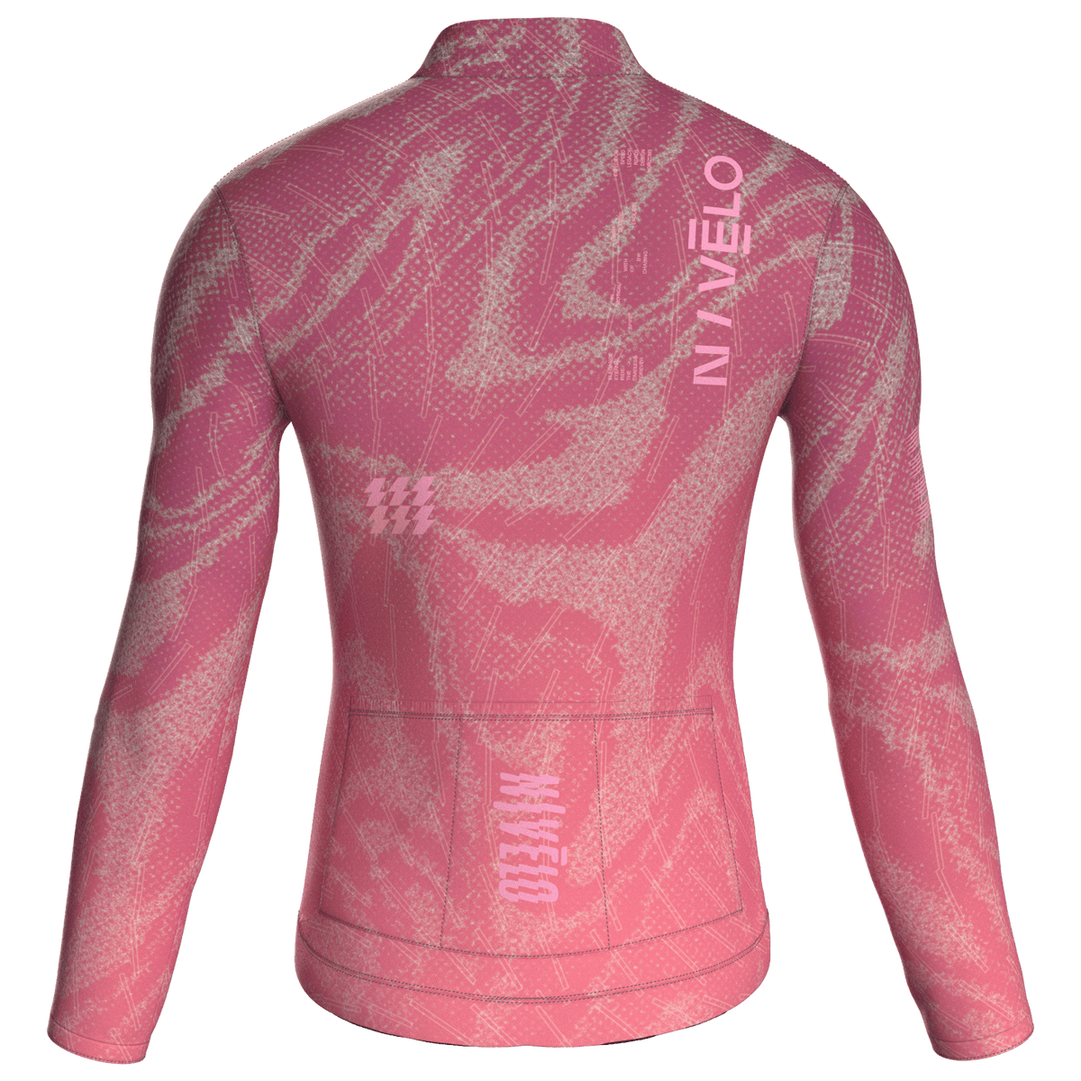 Maglia da ciclismo Sync Rose a maniche lunghe, vestibilità da gara
