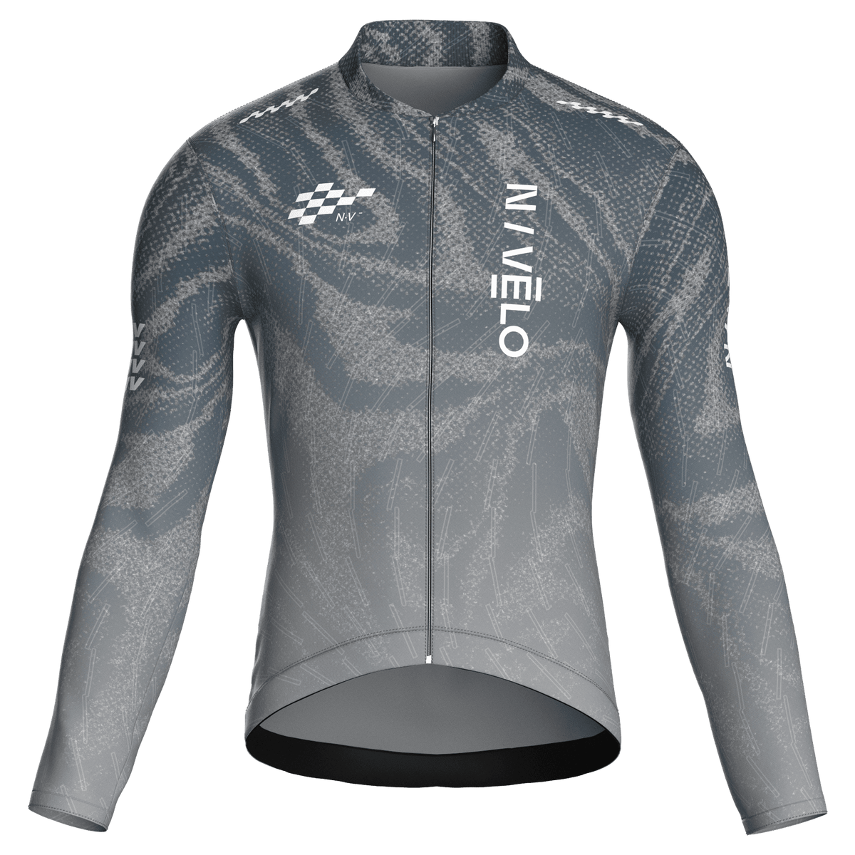 Maglia da ciclismo Sync Slate a maniche lunghe, vestibilità da gara