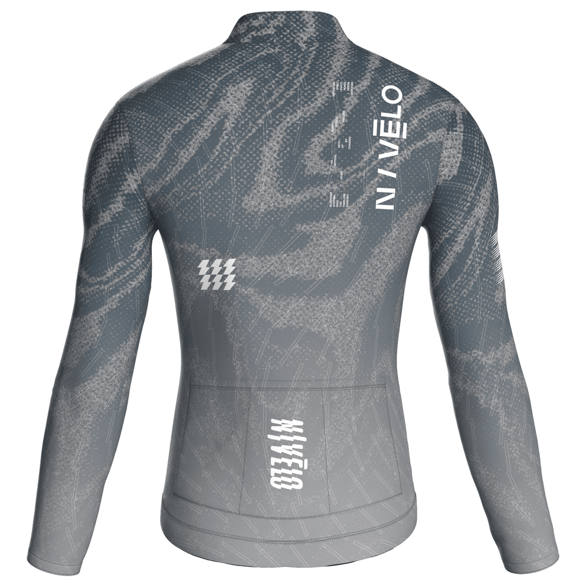 Maglia da ciclismo Sync Slate a maniche lunghe, vestibilità da gara