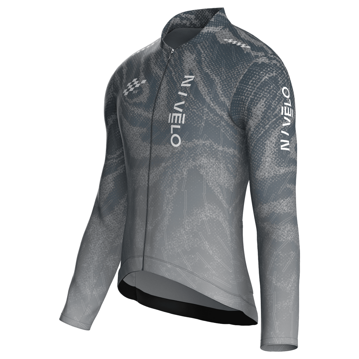 Maglia da ciclismo Sync Slate a maniche lunghe, vestibilità da gara