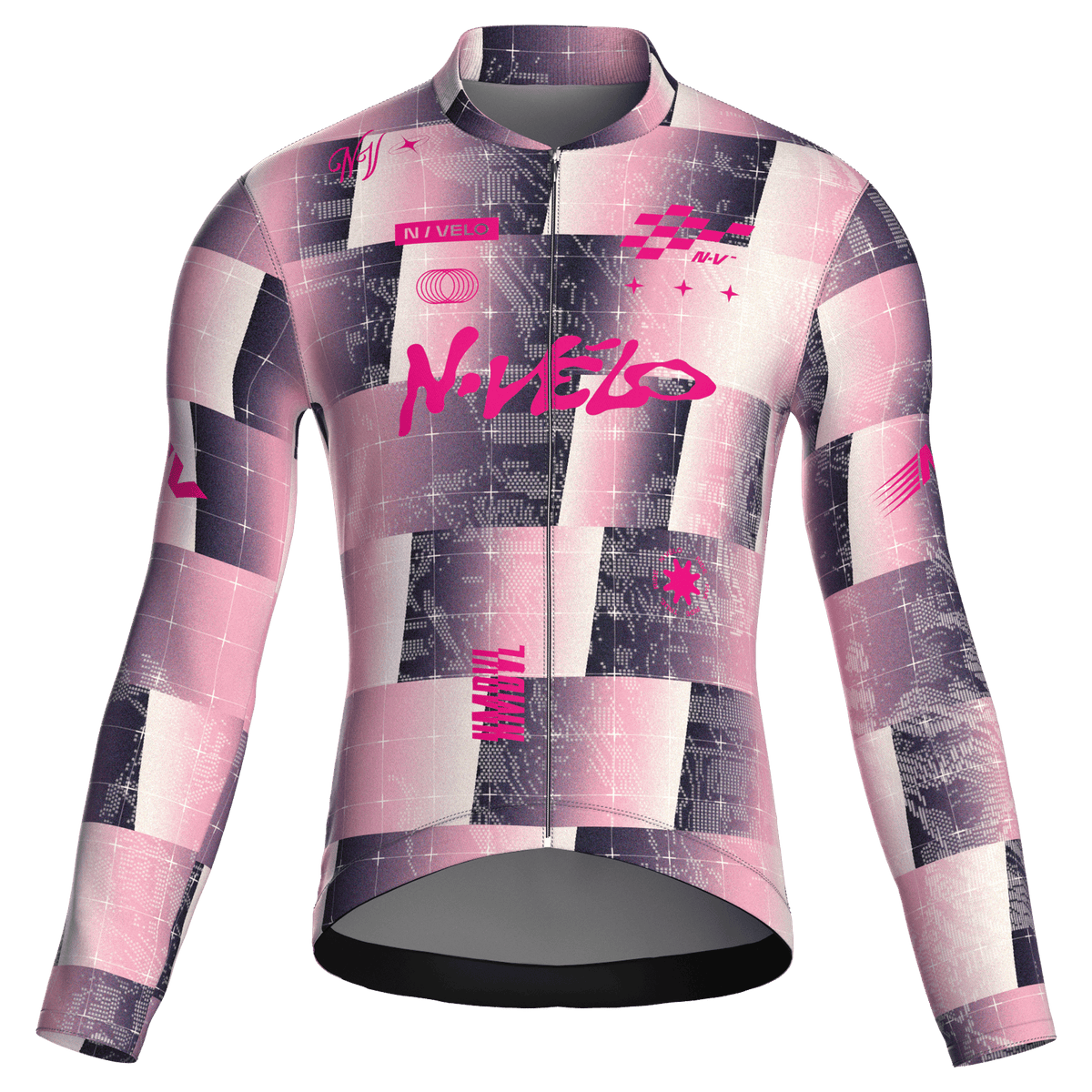 Maglia da ciclismo a maniche lunghe Shift Pink – vestibilità da gara