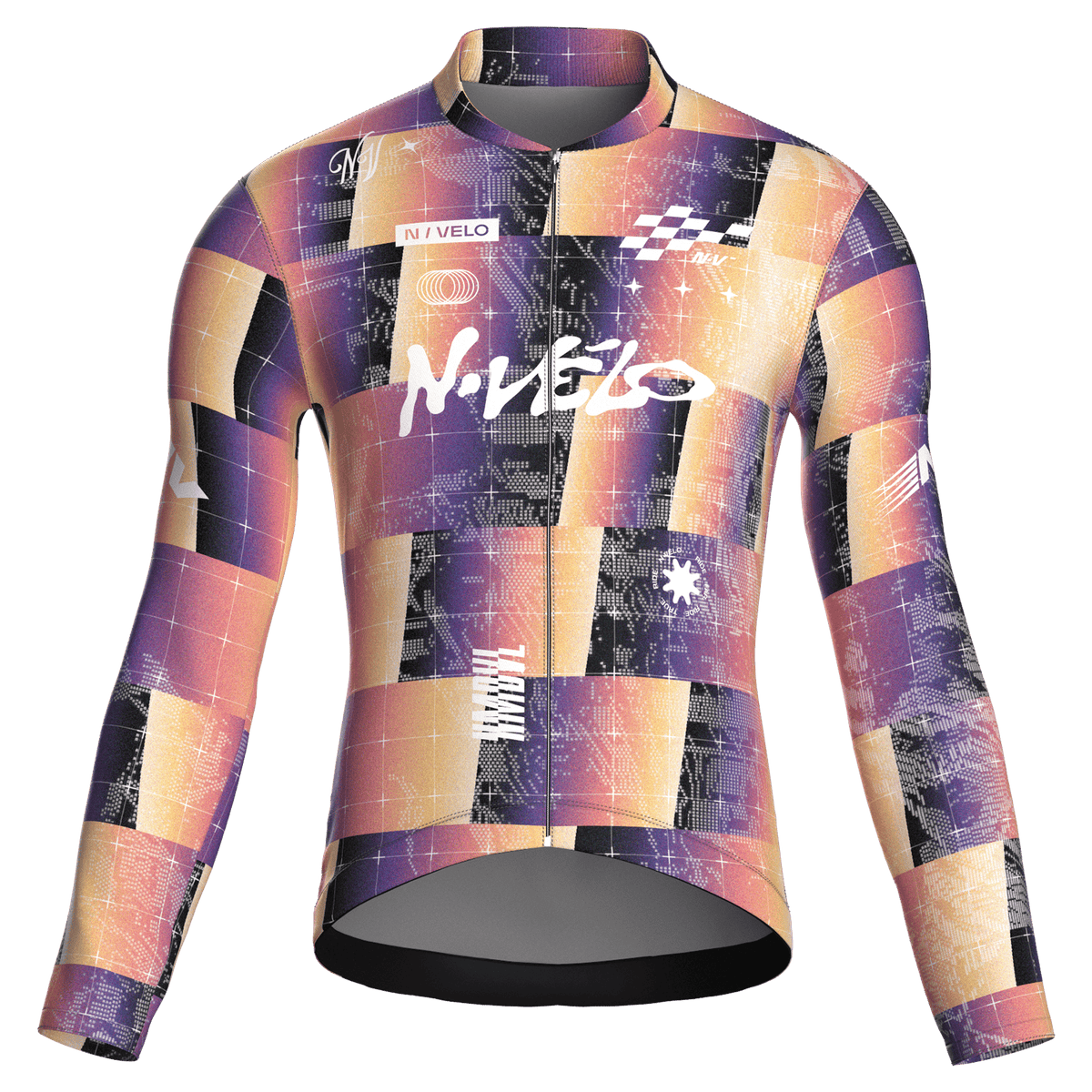 Maglia da ciclismo a maniche lunghe Shift Sunset – Vestibilità da gara