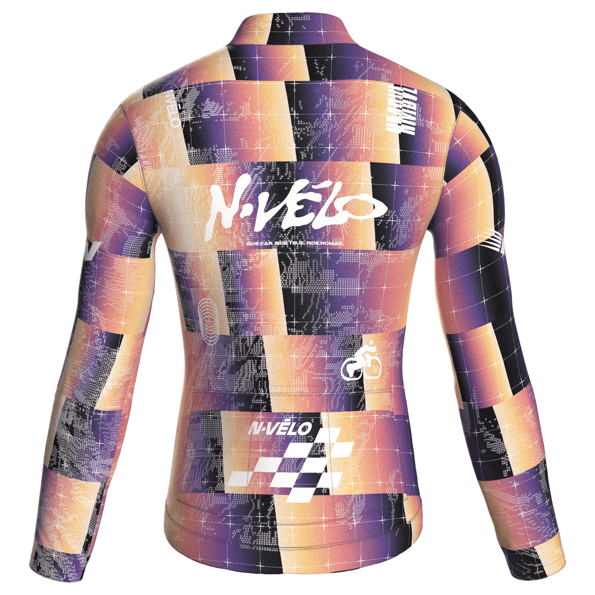 Maglia da ciclismo a maniche lunghe Shift Sunset – Vestibilità da gara