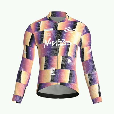 Maglia da ciclismo a maniche lunghe Shift Sunset – Vestibilità da gara