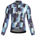 Maglia da ciclismo a maniche lunghe Shift Blue – Vestibilità da gara