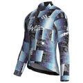 Maglia da ciclismo a maniche lunghe Shift Blue – Vestibilità da gara