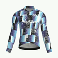 Maglia da ciclismo a maniche lunghe Shift Blue – Vestibilità da gara