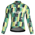 Maglia da ciclismo a maniche lunghe Shift Lime – Vestibilità da gara