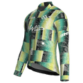 Maglia da ciclismo a maniche lunghe Shift Lime – Vestibilità da gara