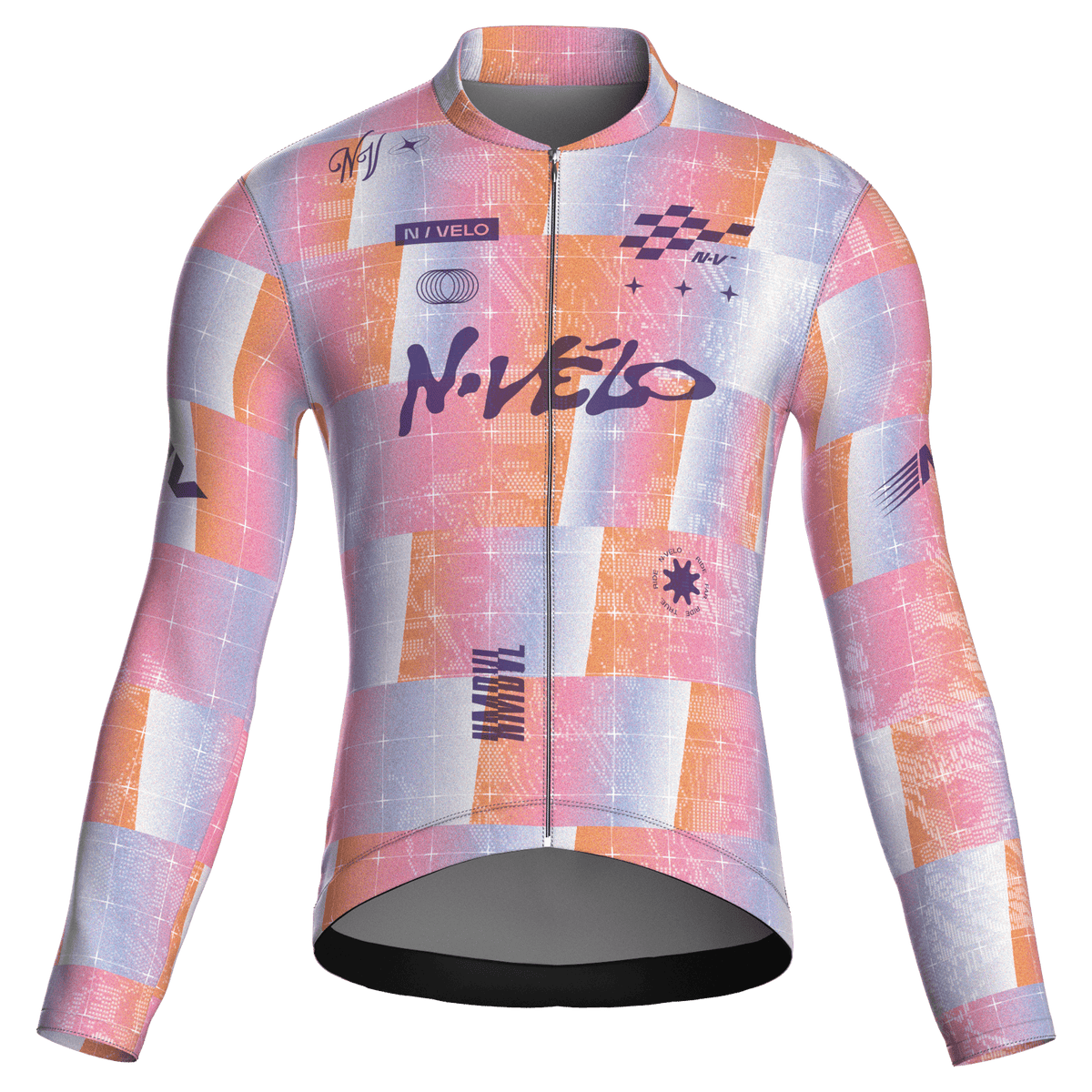 Maglia da ciclismo a maniche lunghe Shift Pastel – vestibilità da gara
