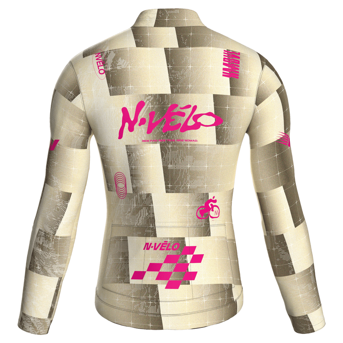 Maglia da ciclismo a maniche lunghe modello gara Shift Sand –
