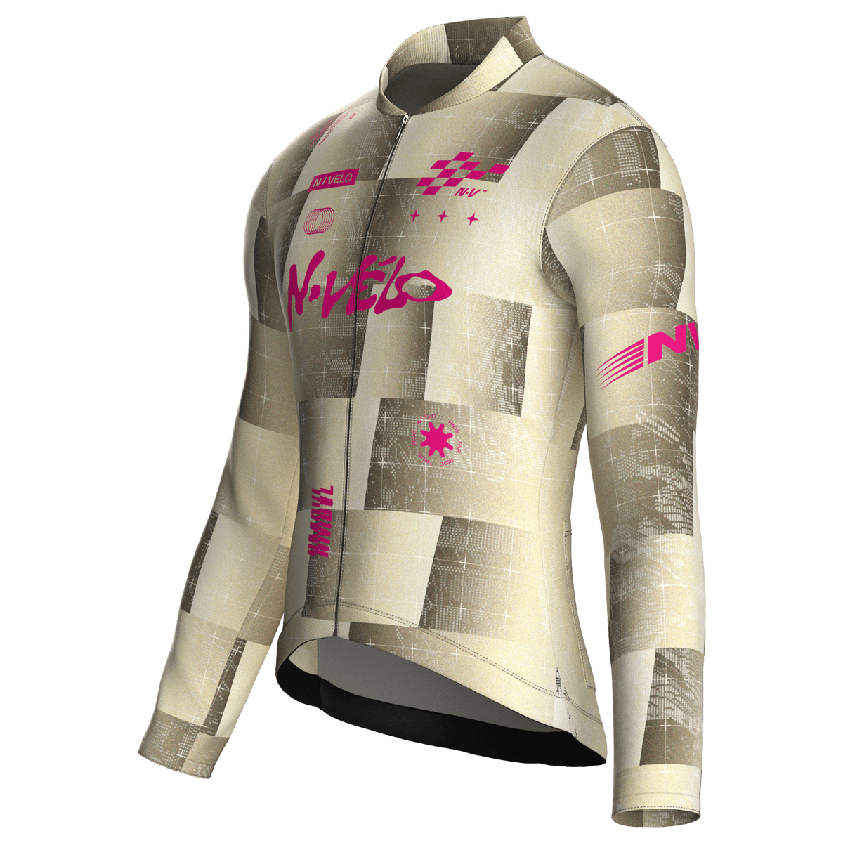 Maglia da ciclismo a maniche lunghe modello gara Shift Sand –