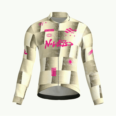 Maglia da ciclismo a maniche lunghe modello gara Shift Sand –