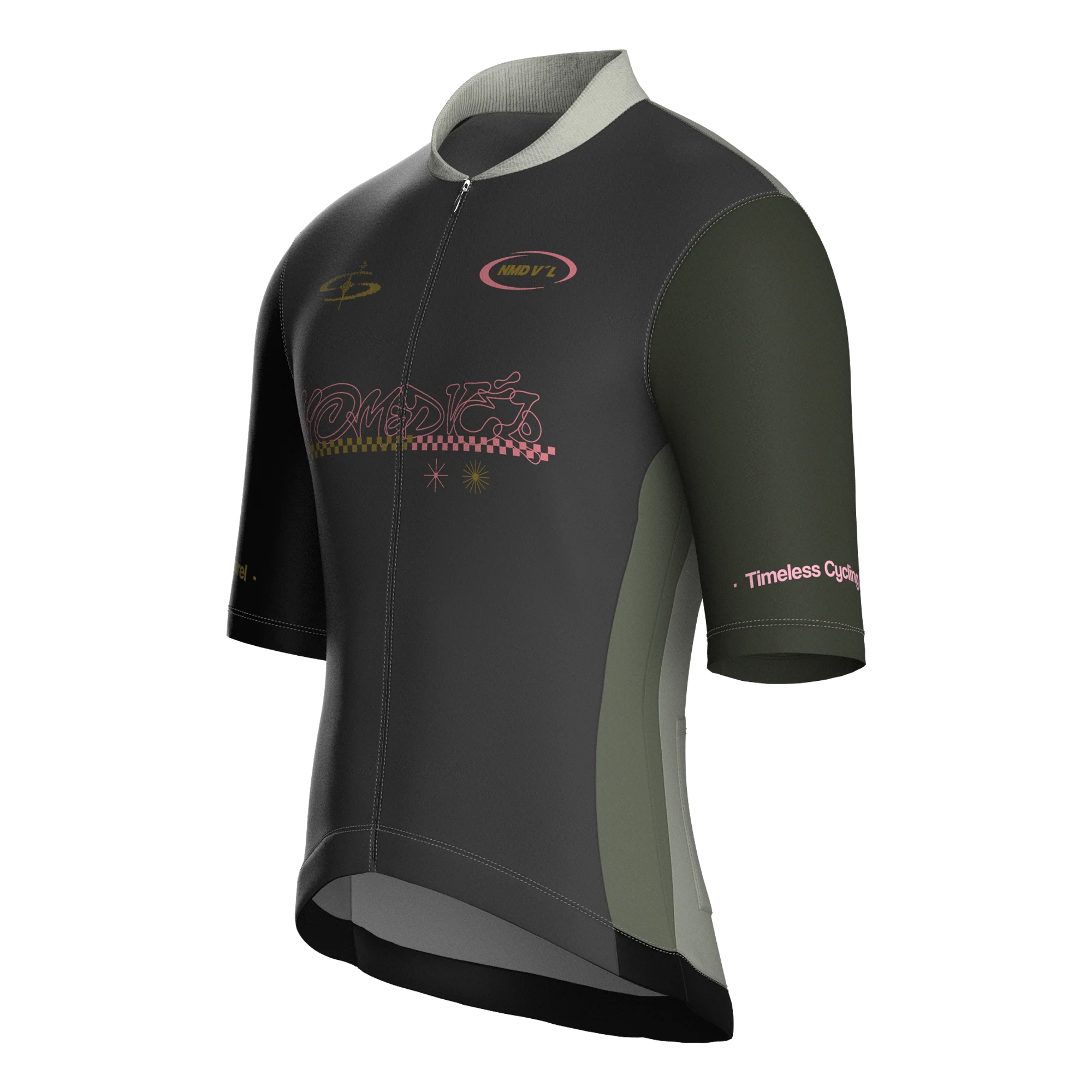 Maglia manica corta Kompo grigia | Nomad Velo