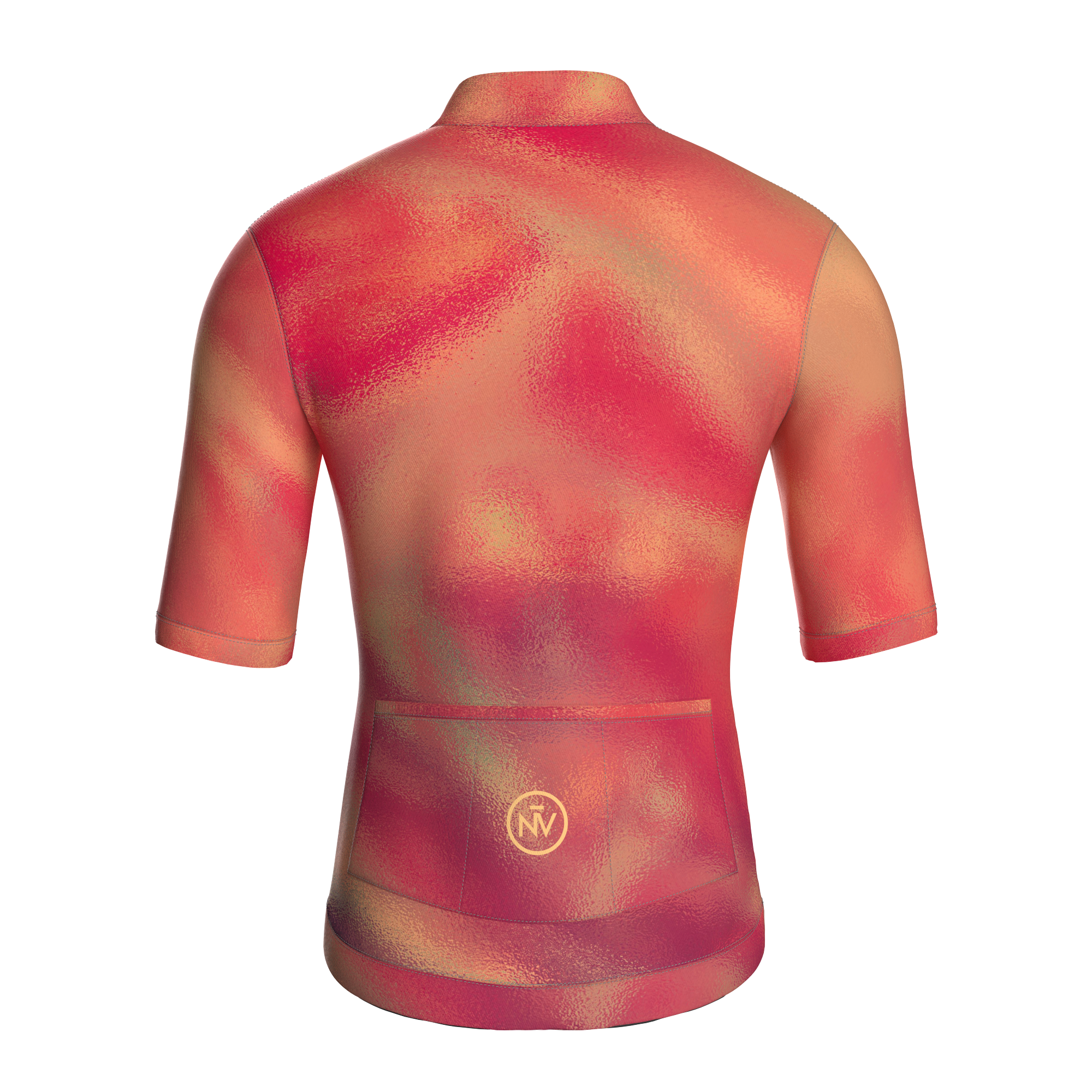 Maglia da ciclismo aerodinamica arcobaleno rossa - Maglia arcobaleno rossa