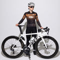 Maglia da ciclismo Lumen Copper a maniche lunghe, vestibilità da gara