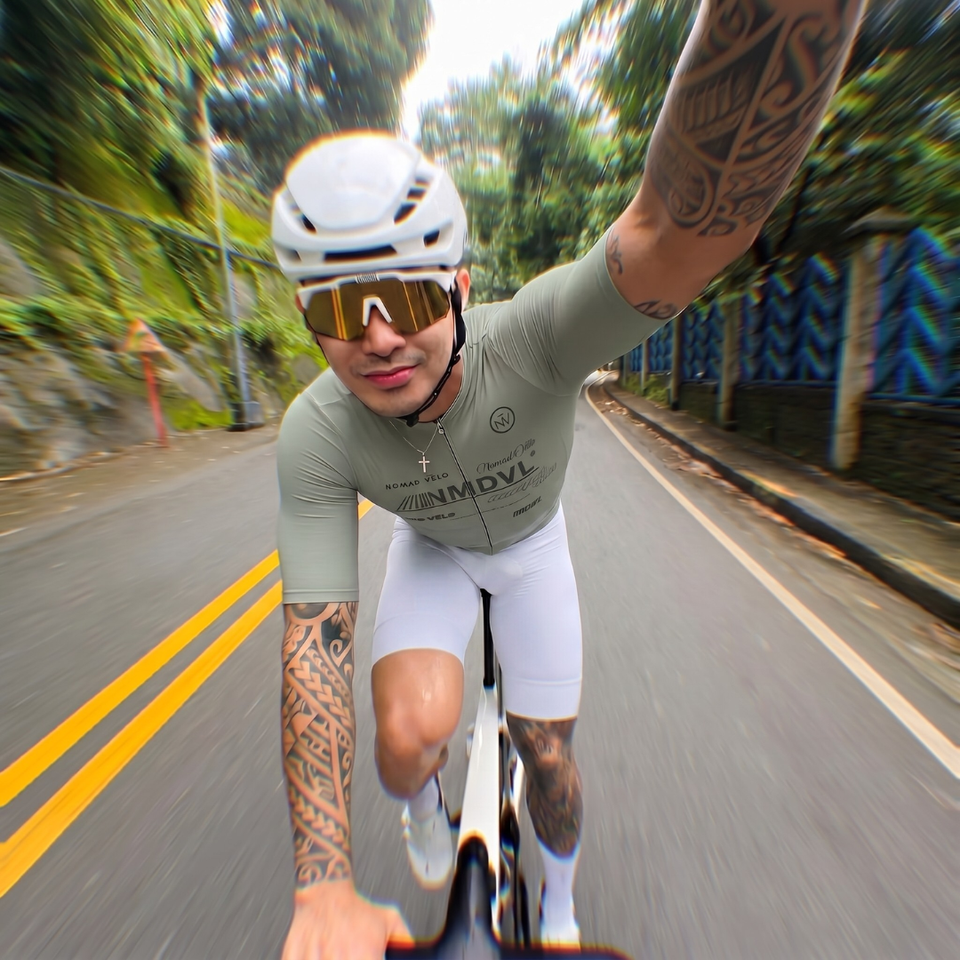 Maglia a maniche corte Element grigia | Nomad Velo
