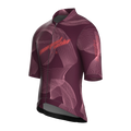 Maglia a maniche corte Breakaway bordeaux | Nomad Vélo
