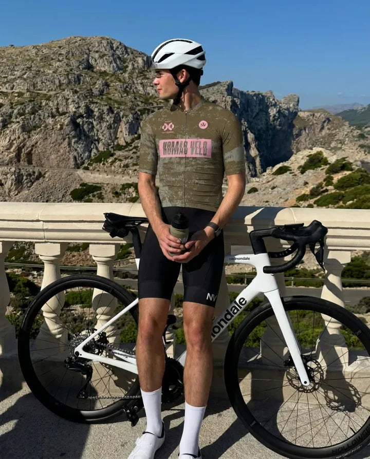 Maglia a maniche corte brutale kaki | Nomad Velo