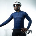 Maglia a maniche lunghe Element blu scuro | Nomad Vélo
