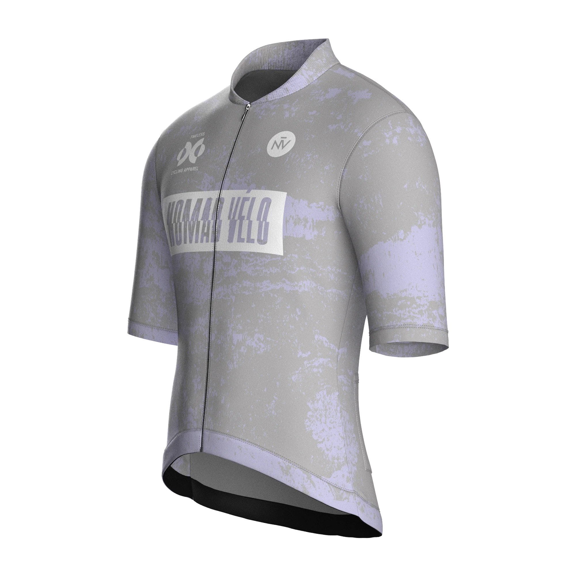 Maglia a maniche corte grigia brutale | Nomad Velo