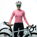 Maglia da ciclismo Tessera Guava a maniche lunghe, vestibilità da gara