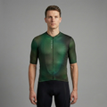 Maglia da ciclismo Green Fractal Aero - Maglia Green Fractal