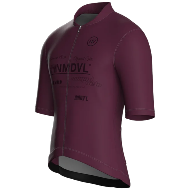 Maglia a maniche corte Element bordeaux | Nomad Vélo