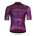 Maglia da ciclismo Purple Pacific – Manica corta, vestibilità aerodinamica per lunghe salite | Nomad Vélo