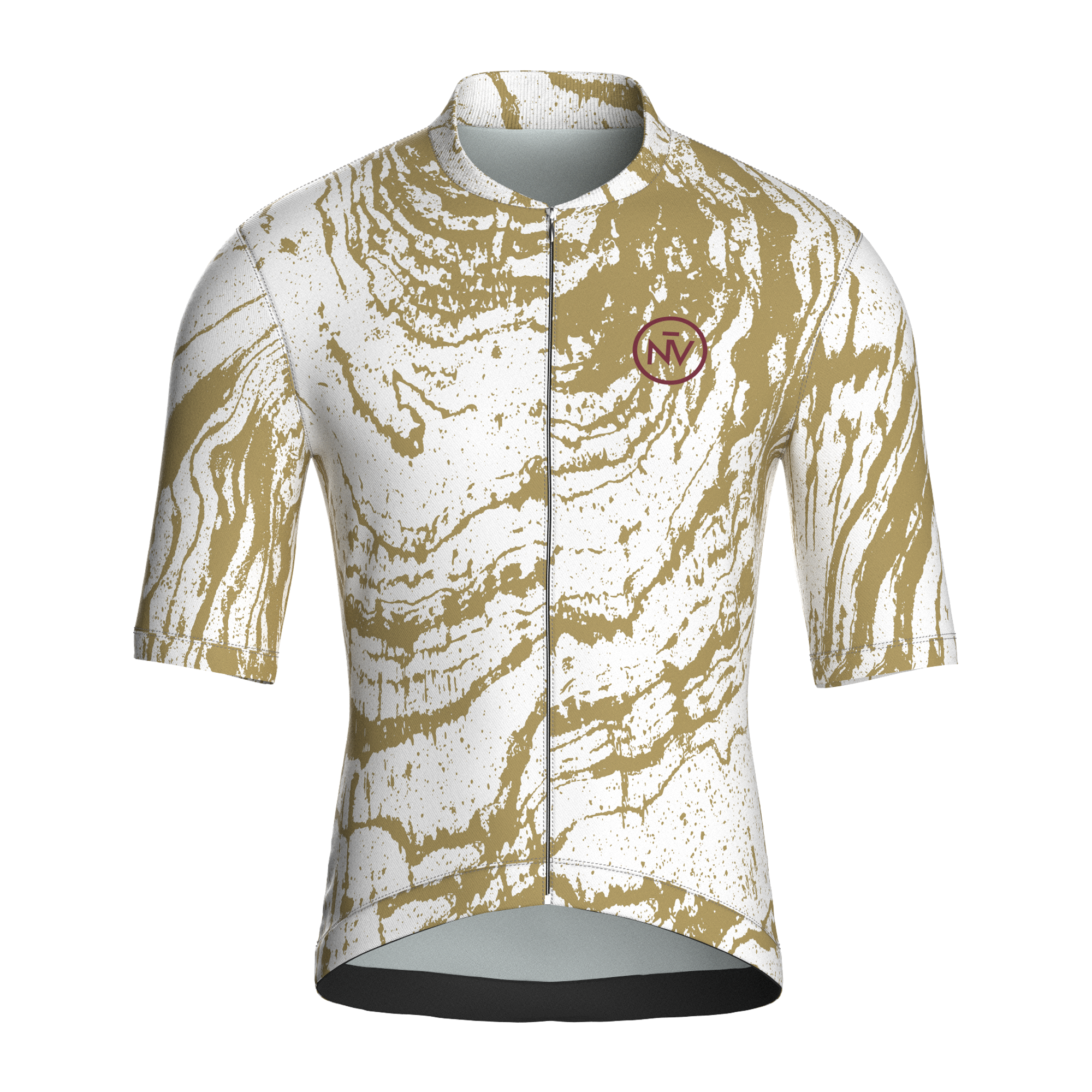 Maglia da ciclismo Aero color ocra scuro - Maglia color ocra scuro