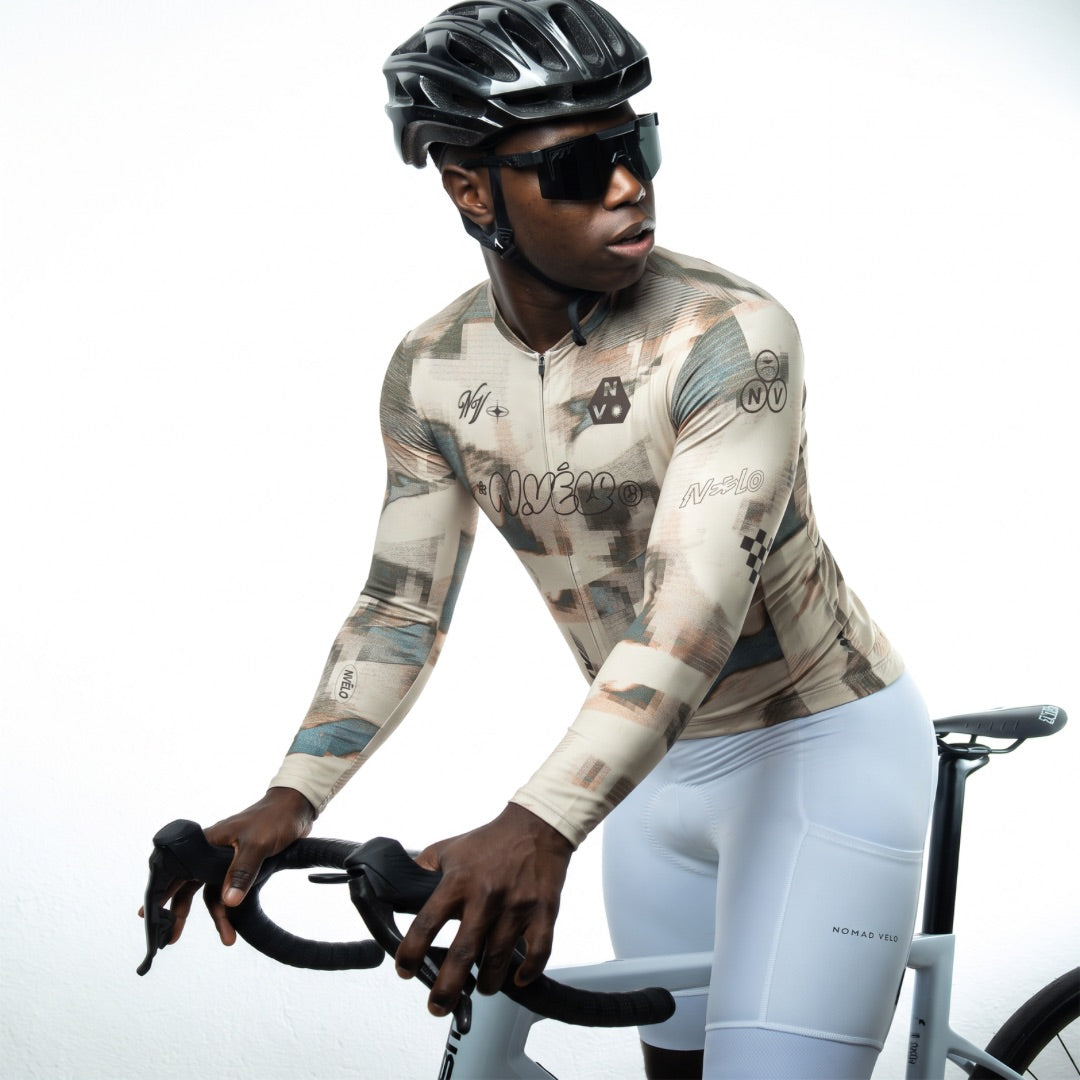 Maglia da ciclismo Parallax Fresco a maniche lunghe, vestibilità da gara