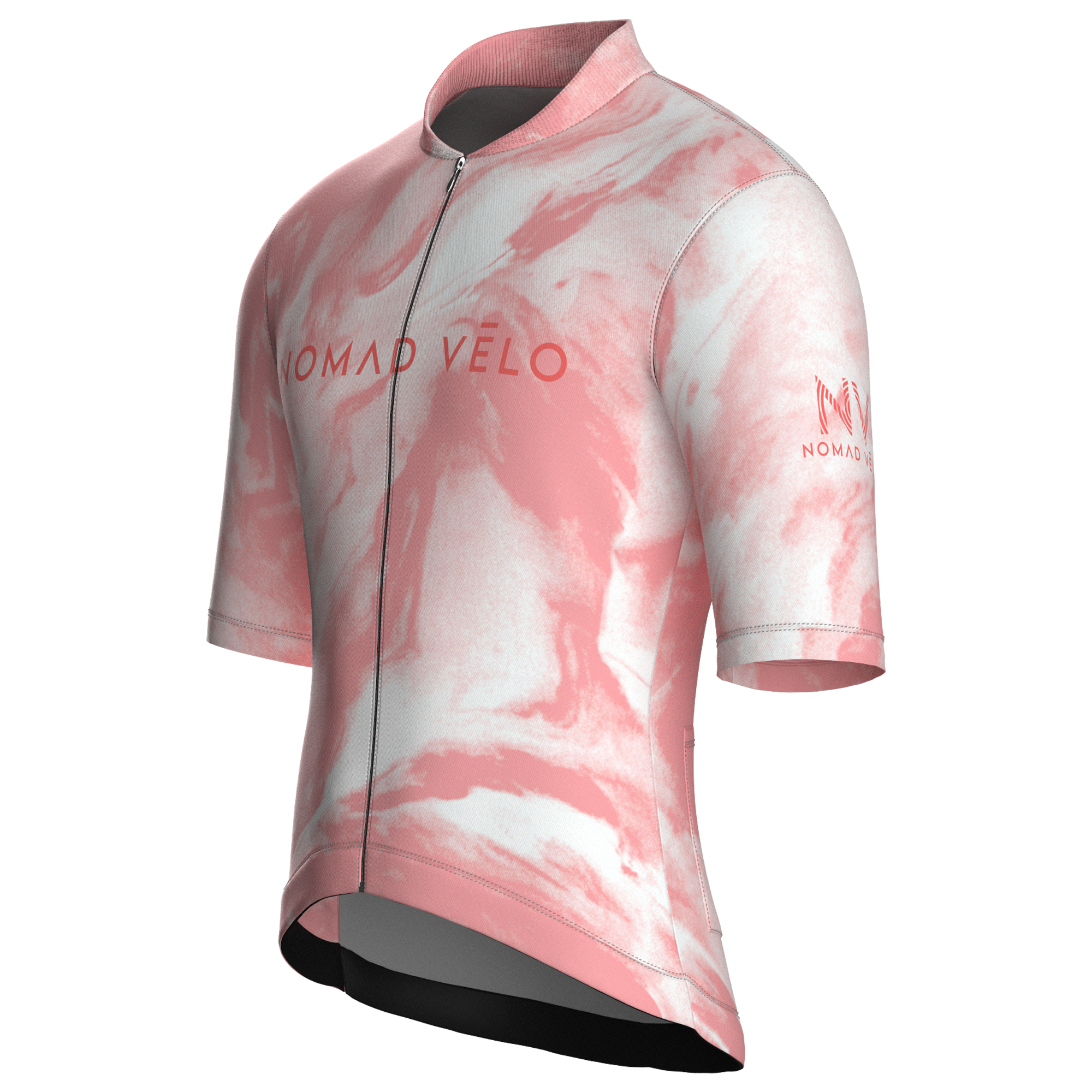 Maglia a maniche corte color rosa ossidiana | Nomad Vélo
