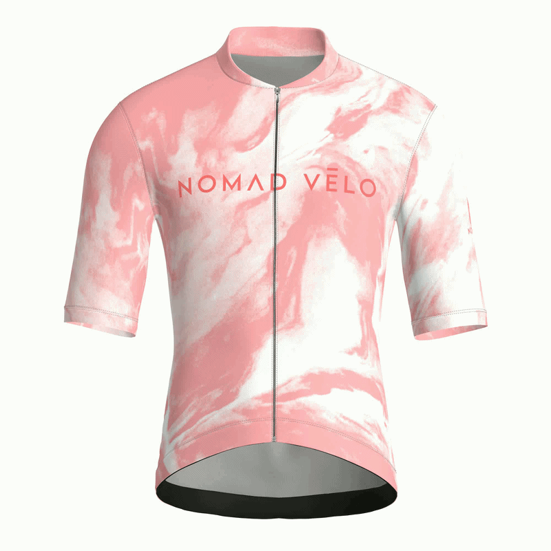 Maglia a maniche corte color rosa ossidiana | Nomad Vélo