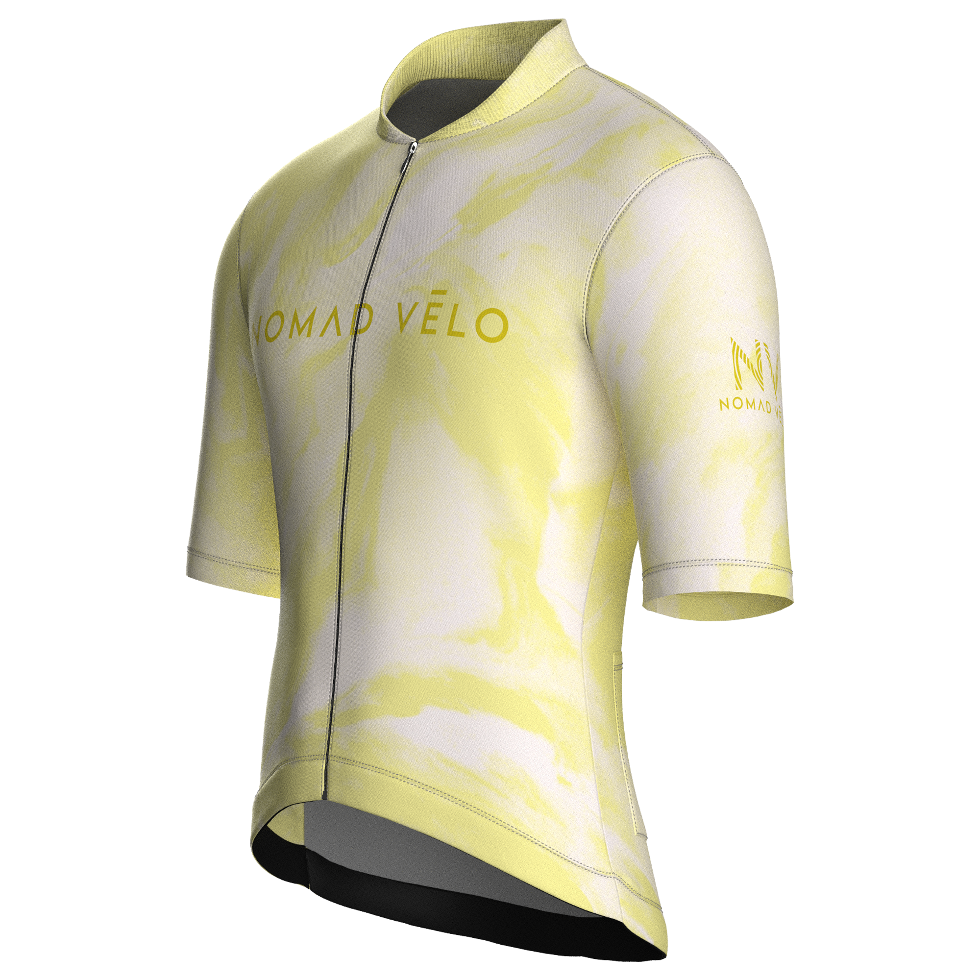 Maglia a maniche corte limone ossidiana | Nomad Velo