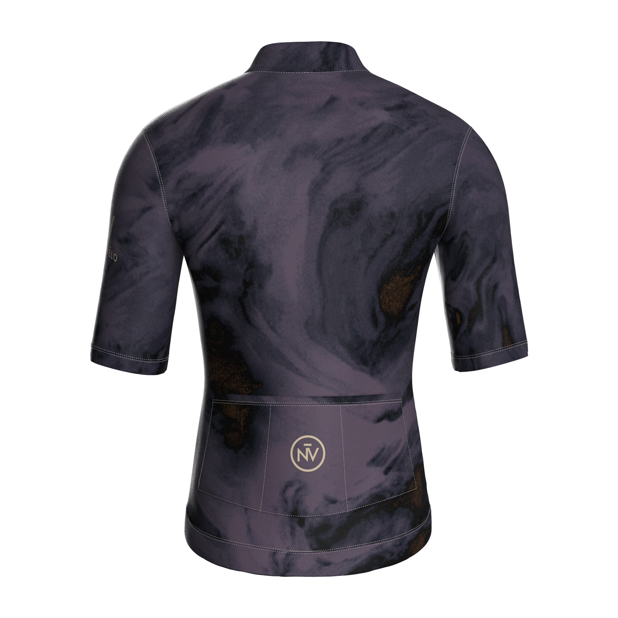 Maglia a maniche corte nera ossidiana | Nomad Vélo
