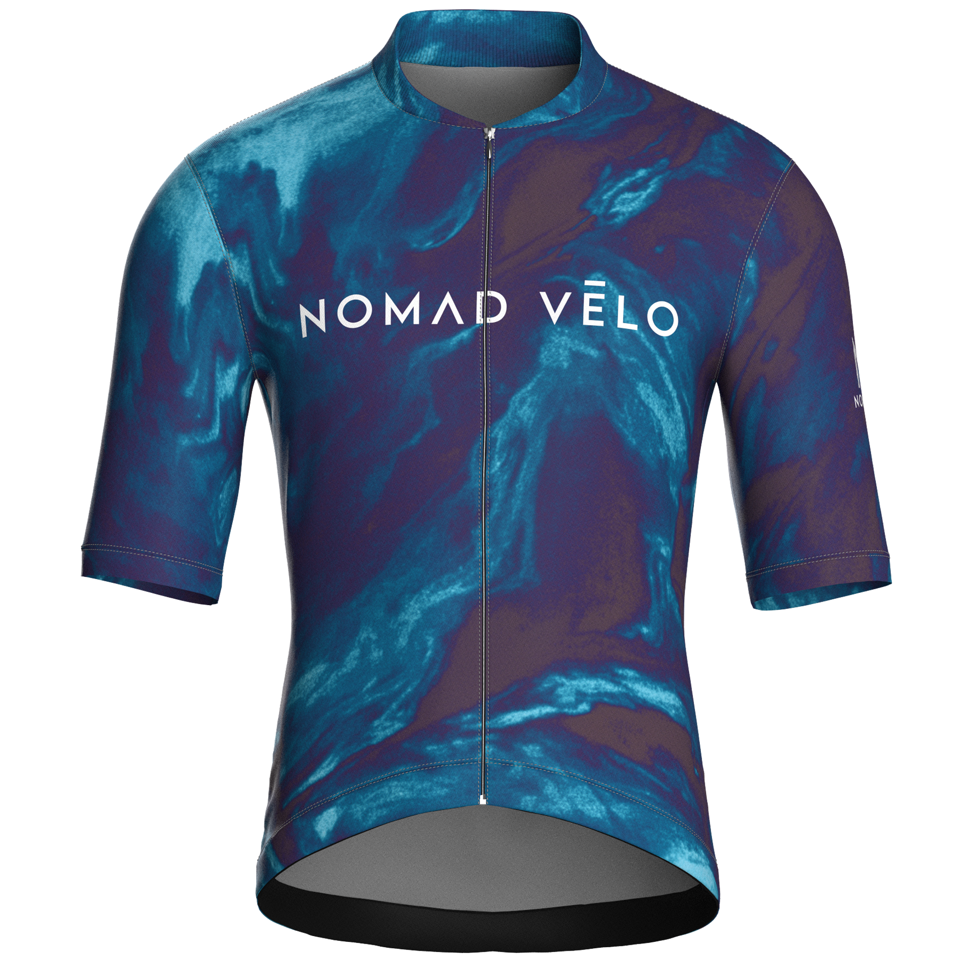 Maglia a maniche corte Obsidian Ocean | Nomad Vélo