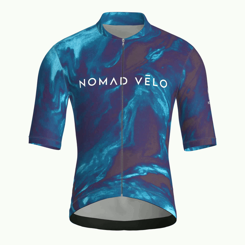Maglia a maniche corte Obsidian Ocean | Nomad Vélo