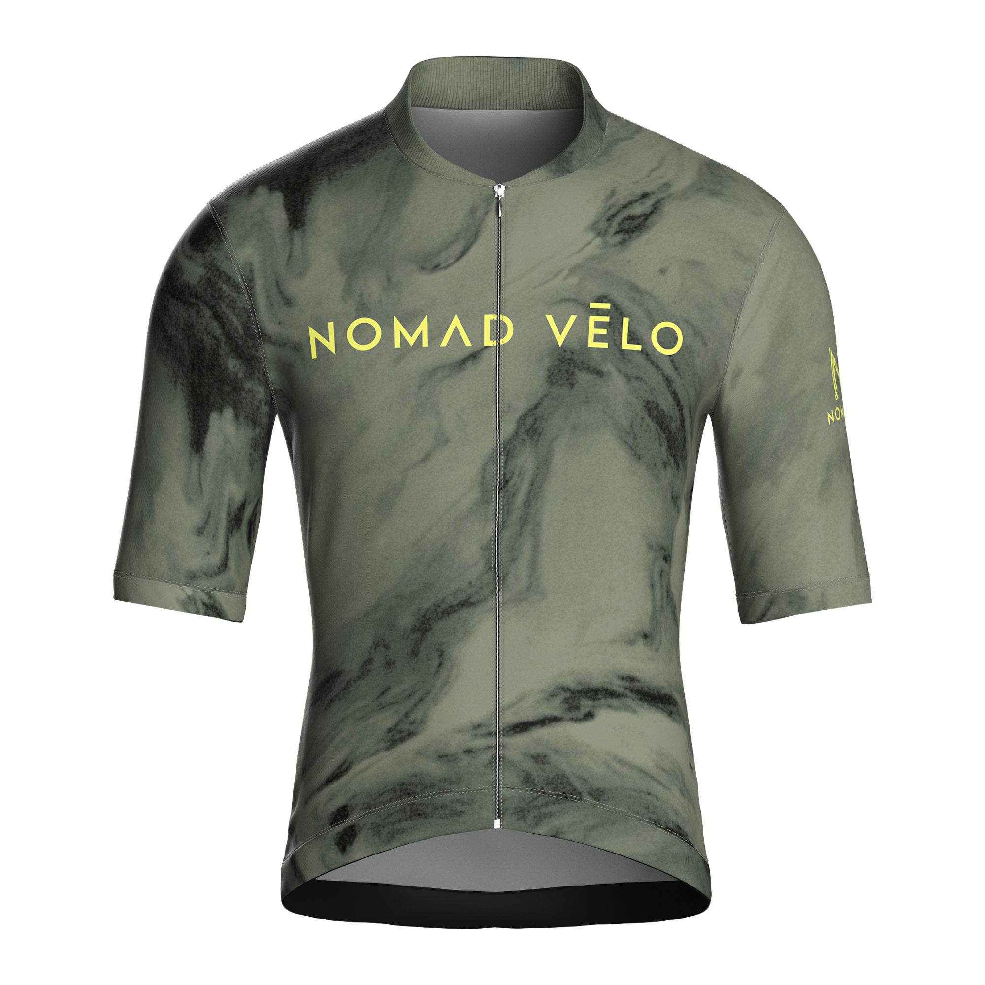 Maglia a maniche corte verde ossidiana | Nomad Vélo