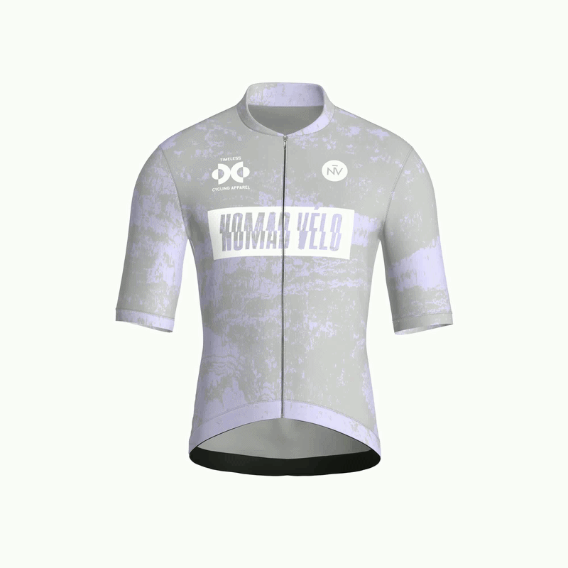 Maglia a maniche corte grigia brutale | Nomad Velo