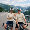 Maglia da ciclismo Pure Cream a maniche corte, vestibilità da gara.