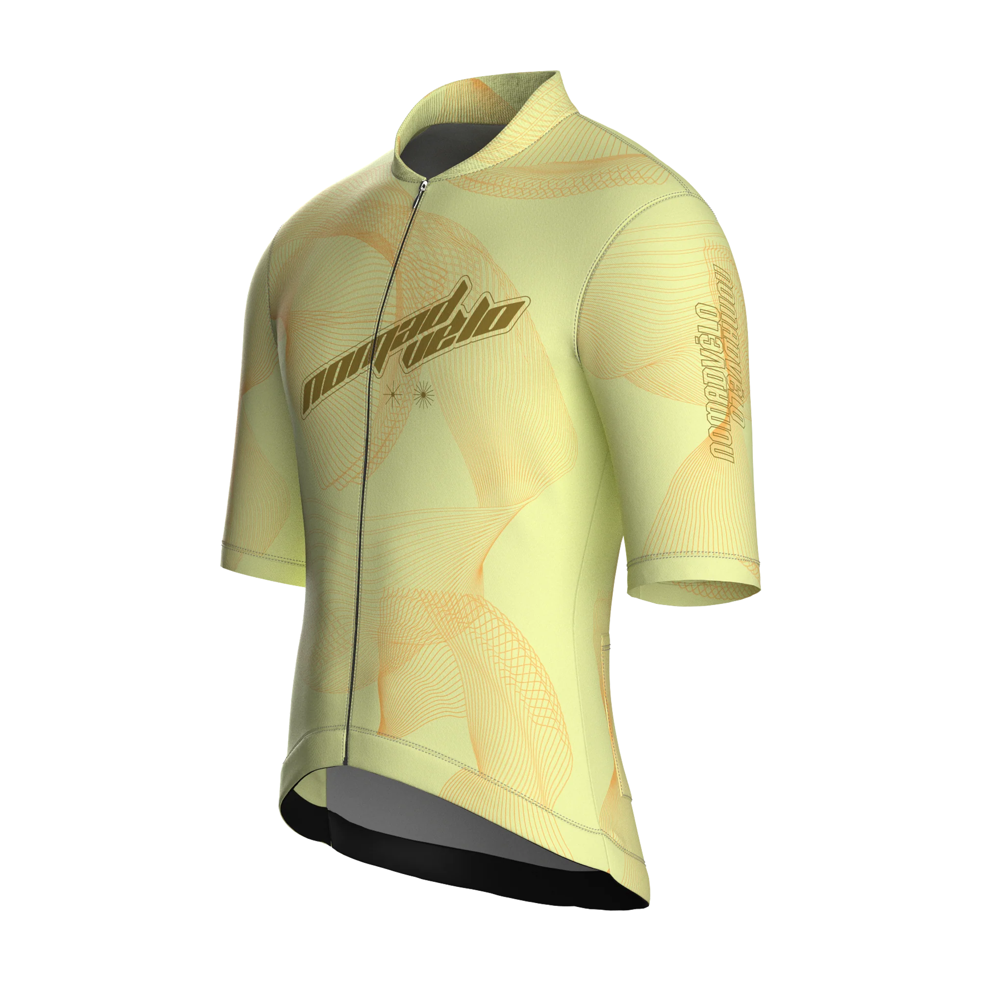 Maglia a maniche corte gialla Breakaway | Nomad Vélo