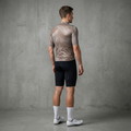Maglia da ciclismo aerodinamica color beige arcobaleno - Maglia beige arcobaleno