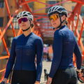Maglia a maniche lunghe Element blu scuro | Nomad Vélo