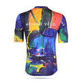 Maglia da ciclismo artistica – Manica corta, vestibilità slim, stampa artistica colorata | Nomad Vélo