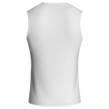 Maglia intima da ciclismo senza maniche, vestibilità aderente e leggera con logo rosso a contrasto – vestibilità slim.