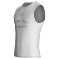 Strato base Vintage Soul bianco – Ciclismo senza maniche, vestibilità aderente e leggero